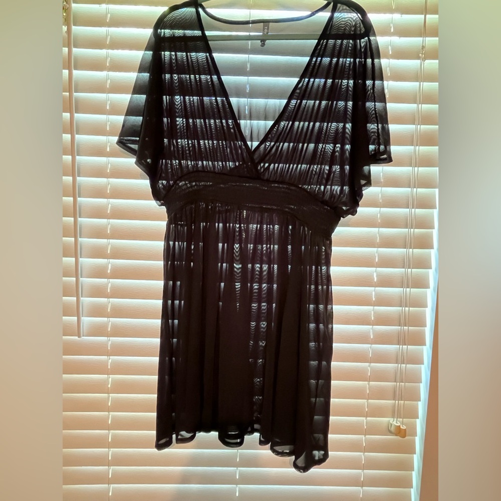 Torrid black swim cover up
